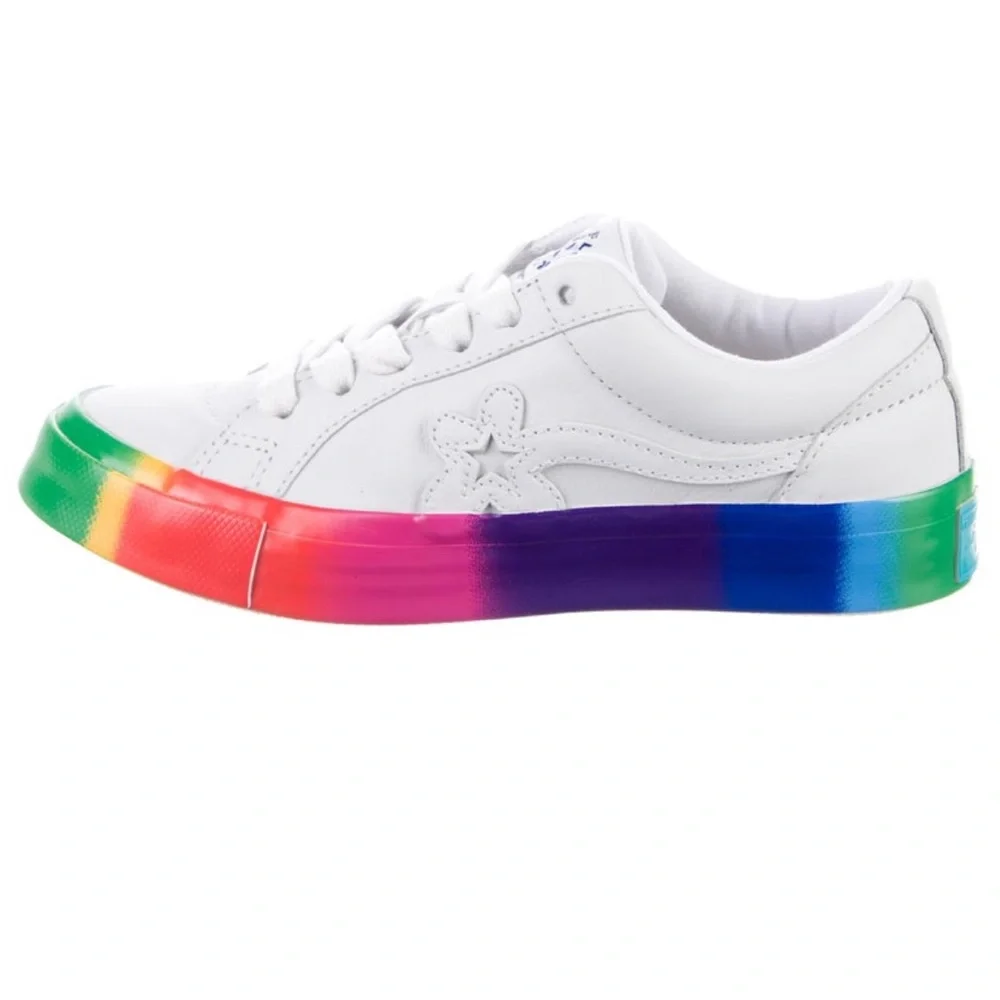 Converse x Golf le Fleur leather low top sneakers NWOT - Picture 6 of 16